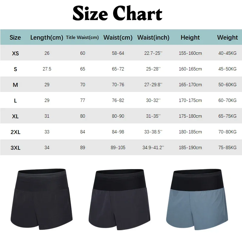 2026 Men Quick Dry Running Shorts with Zipper Pocket Lightweight Training Fitness Short Pants