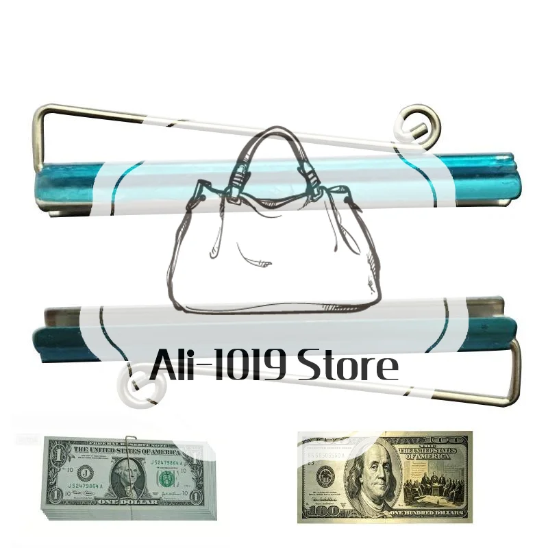 Heavy Duty Metal Bifold Money Clip Secure Spring Clamp Cash Holder Replacement