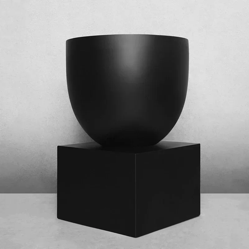C1X Modern Chinese Floor-to-ceiling FRP Large Vase Sales Office Model Room Flower Pot