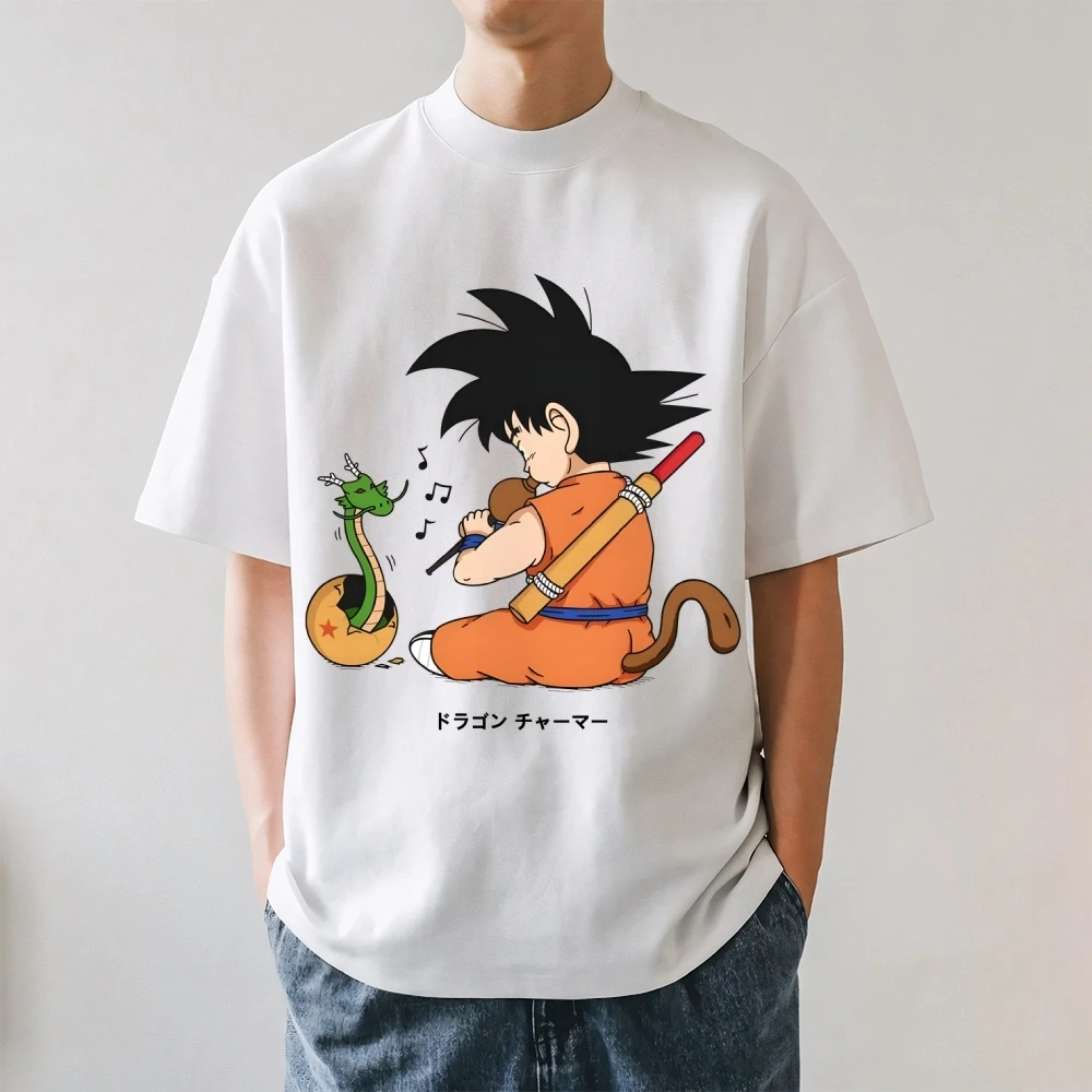2026 Neues Dragon Ball Son Goku T-Shirt im japanischen Stil mit klassischem Aufdruck, Kurzarm-T-Shirt für Herren und Damen, Herren-Oberteile