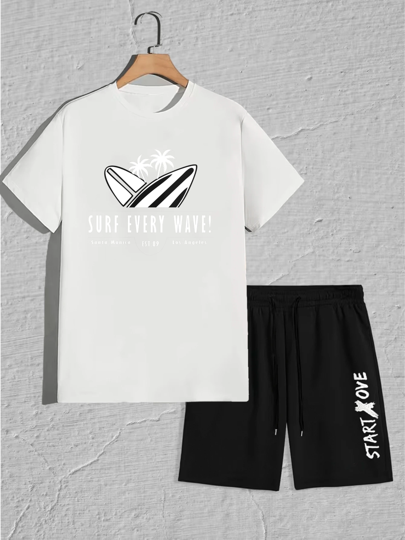 

Мужской комплект 2025 летняя мужская одежда, спортивный костюм, мужская одежда, дышащий костюм с графическим принтом для мужчин, мужские костюмы, комплект одежды