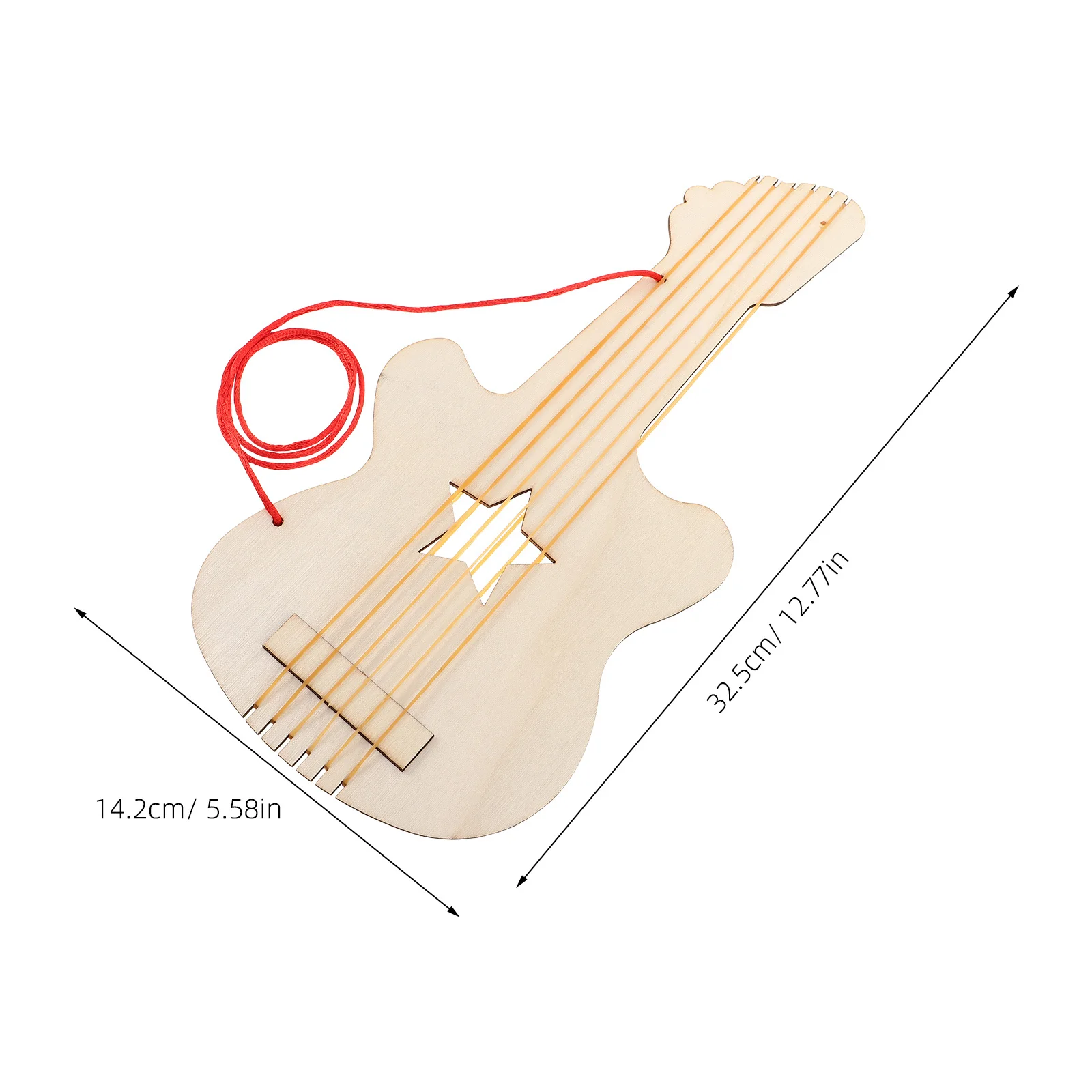 Kit d'artisanat de guitare en bois, bricolage, guitare en bois inachevé pour enfants, Art, fête d'anniversaire, thème musical, création faite à la main, jouets musicaux pour enfants
