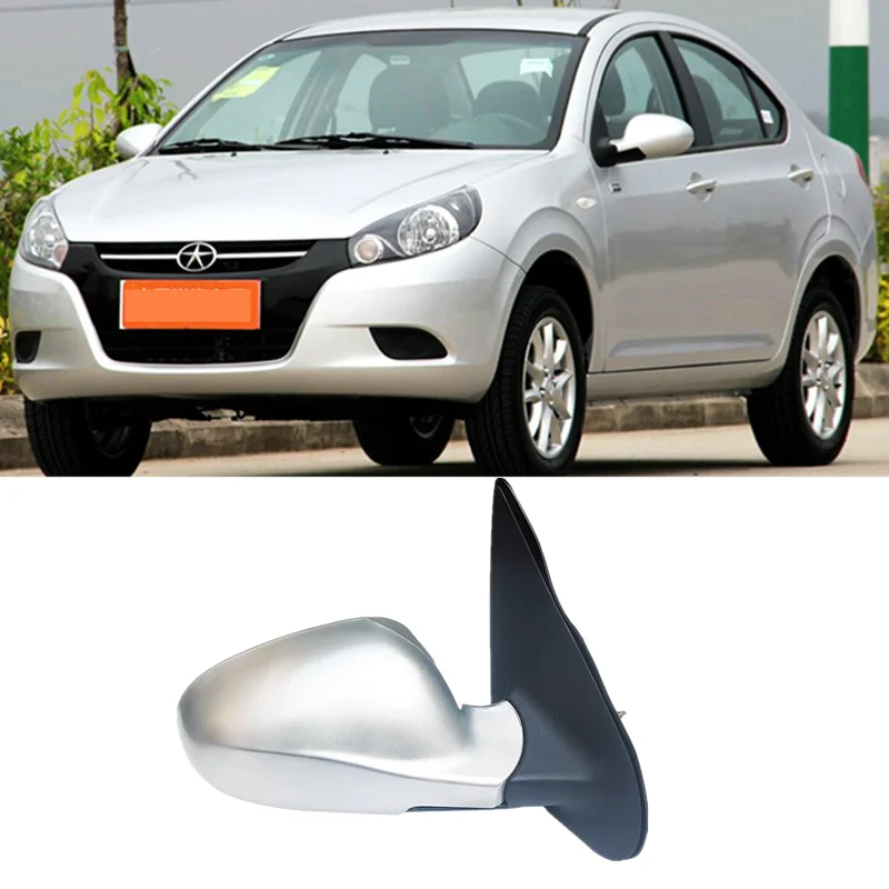 

Silver For JAC J3 Silver Outside Rearview Mirror Assembly Car Mirrors Cover Whole 8210100U8161 8210100U8262 8210200U8262