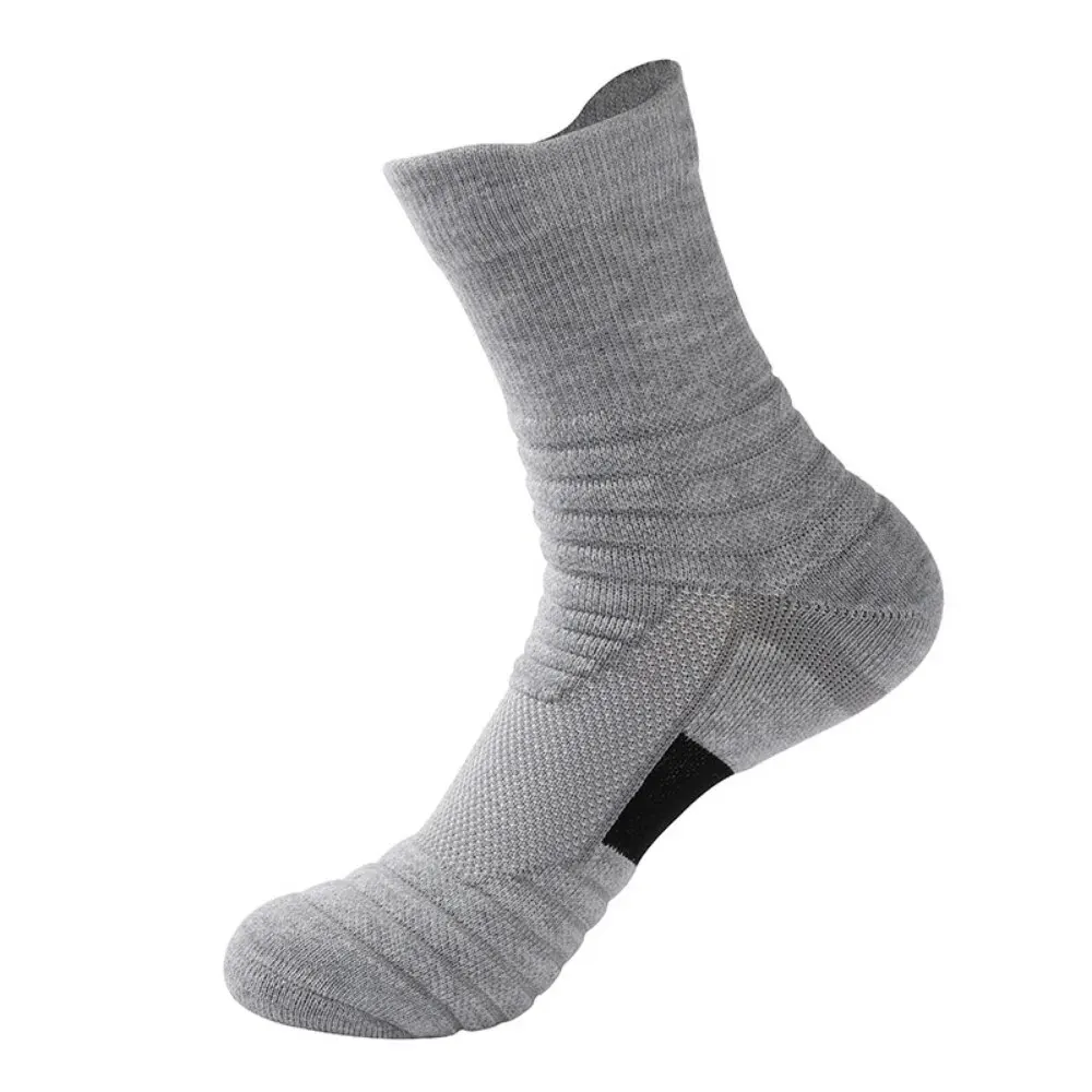 3 paires de chaussettes pour hommes, bas ajustés, basket-ball respirant, sport, chaussettes de cyclisme, évacuation de l'humidité et de la transpiration