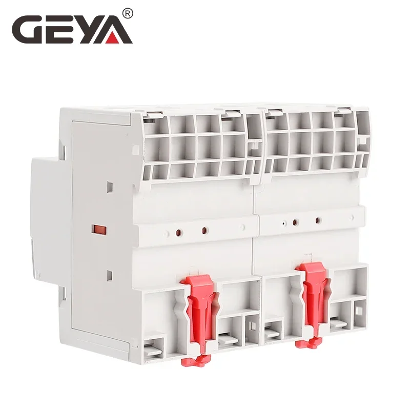 Imagem -04 - Geya Gyhc Fase 100a ac Contator 220v 230v Trilho Din Casa Modular Controlador de Interruptor Contator Casa Inteligente Uso do Hotel