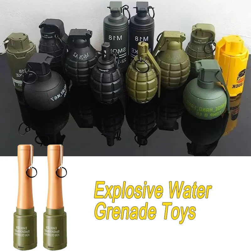 1E Tactical Simulation Grenade Dummy Model Plastic Toy for Outdoor Airsoft CS Battle Cosplay Props