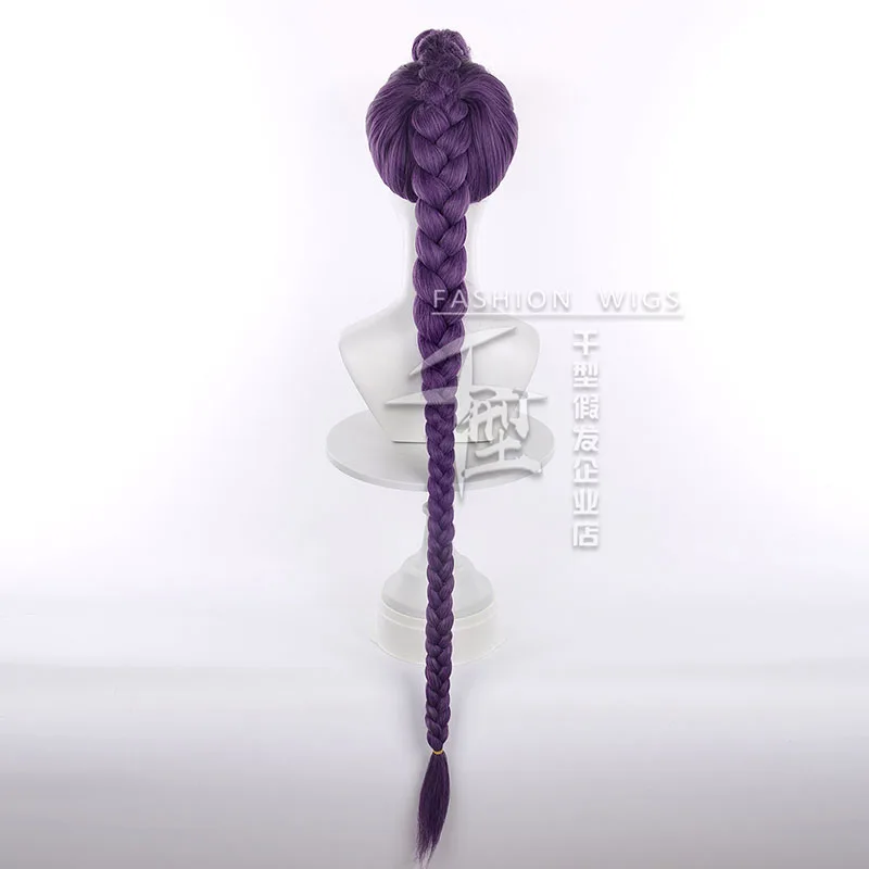 Rumi Cosplay perruques 100 cm femmes Halloween spectacle chasseurs de démons Cosplay perruque résistant à la chaleur cheveux synthétiques fête Rumi perruque + bonnet de perruque