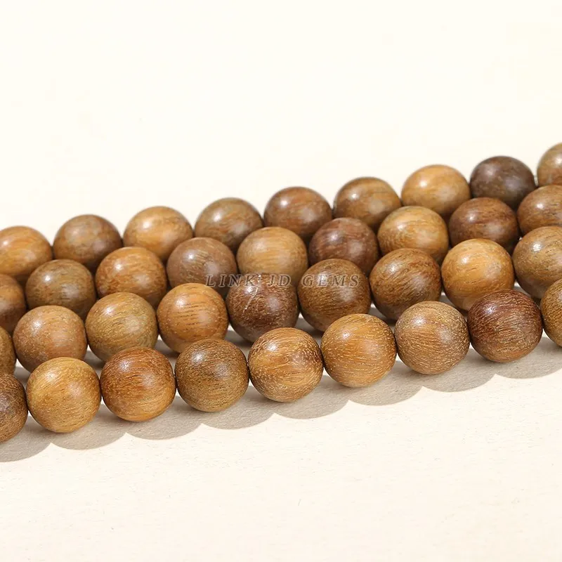 Natural Wooden Bead Green Sandalwood Round Buddha Bead 6 8 10mm Pick Size For Jewelry Making Diy Necklace Bracelet Accessory