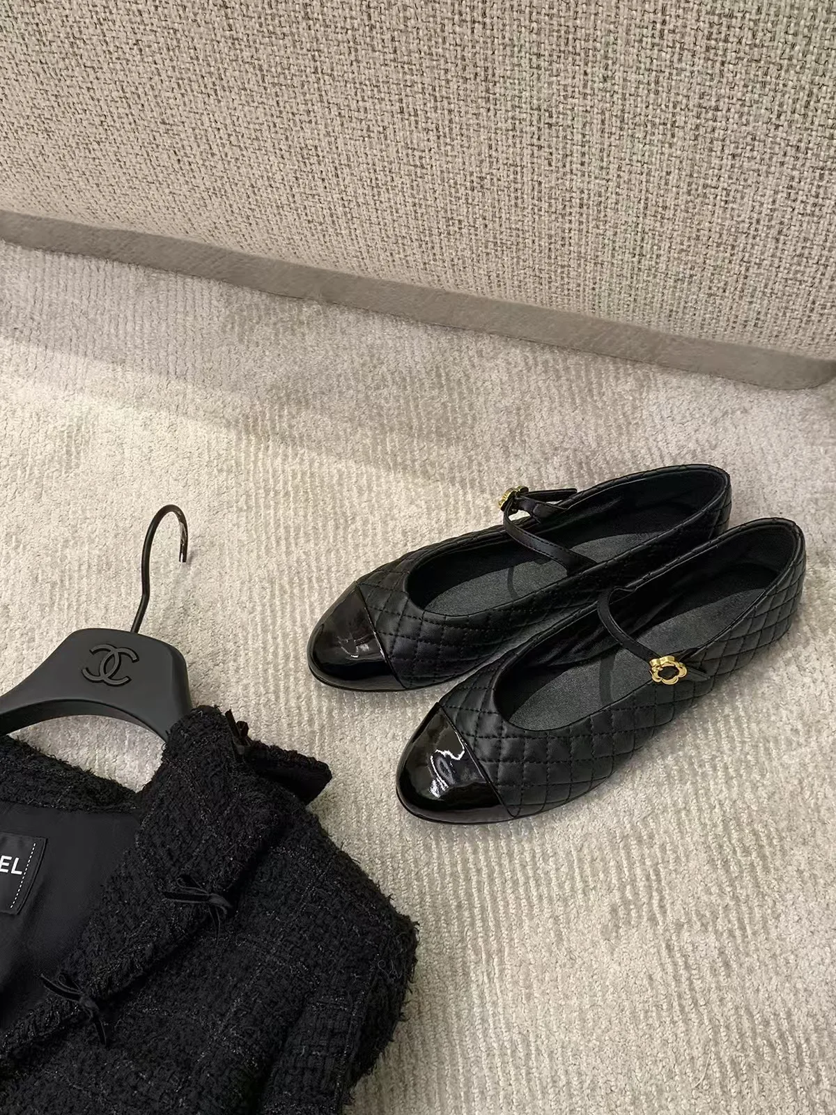 2025 الربيع والصيف جديد جلد طبيعي الماس نمط اللون أحذية الباليه جميع مطابقة شقة الضحلة طبقة واحدة الأحذية #4