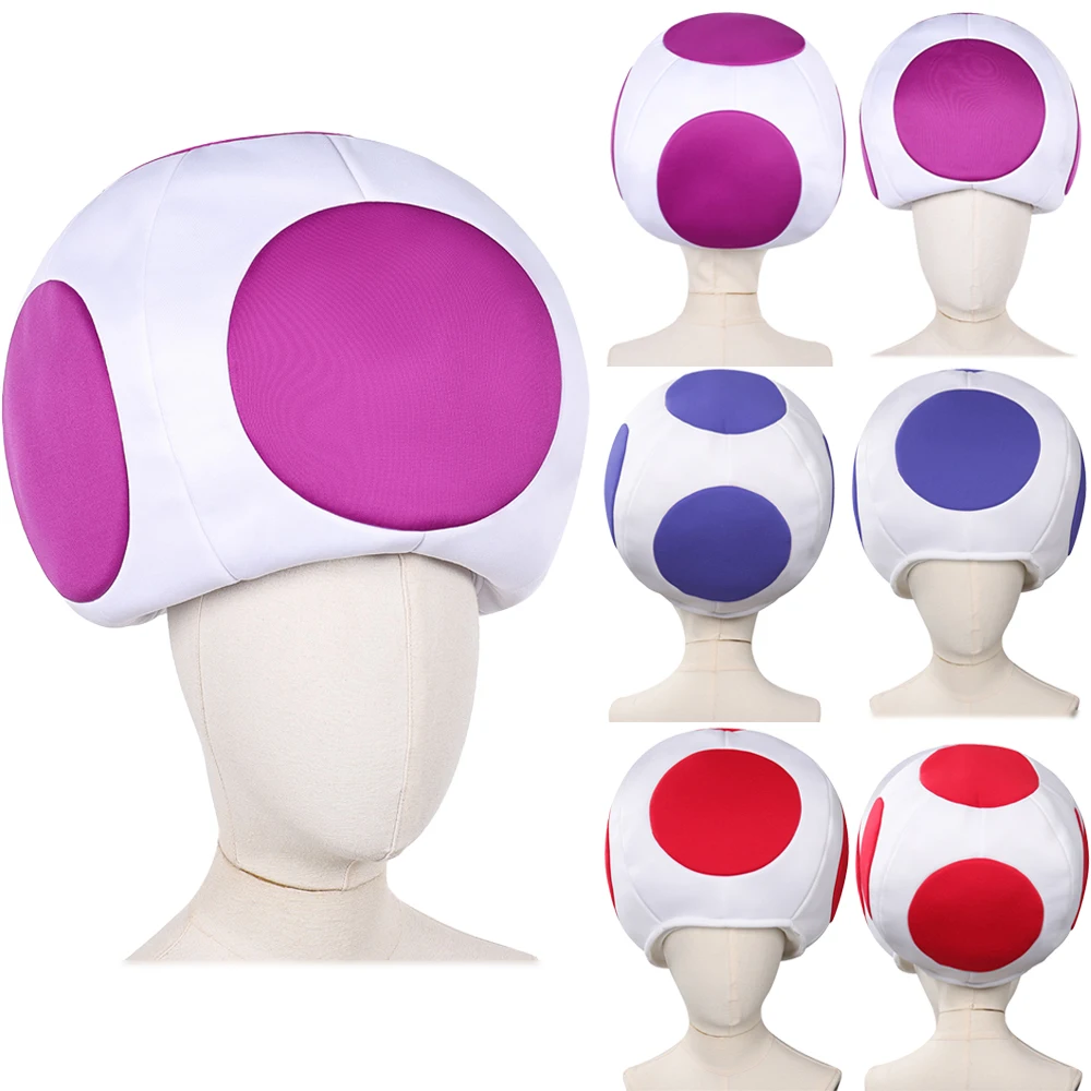 

Костюмная кепка-шляпа Тоуда из аниме-игры «Фантазия» для подростков, аксессуар для костюма из фильма 2026 года, реквизит для Хэллоуина и карнавальных вечеринок