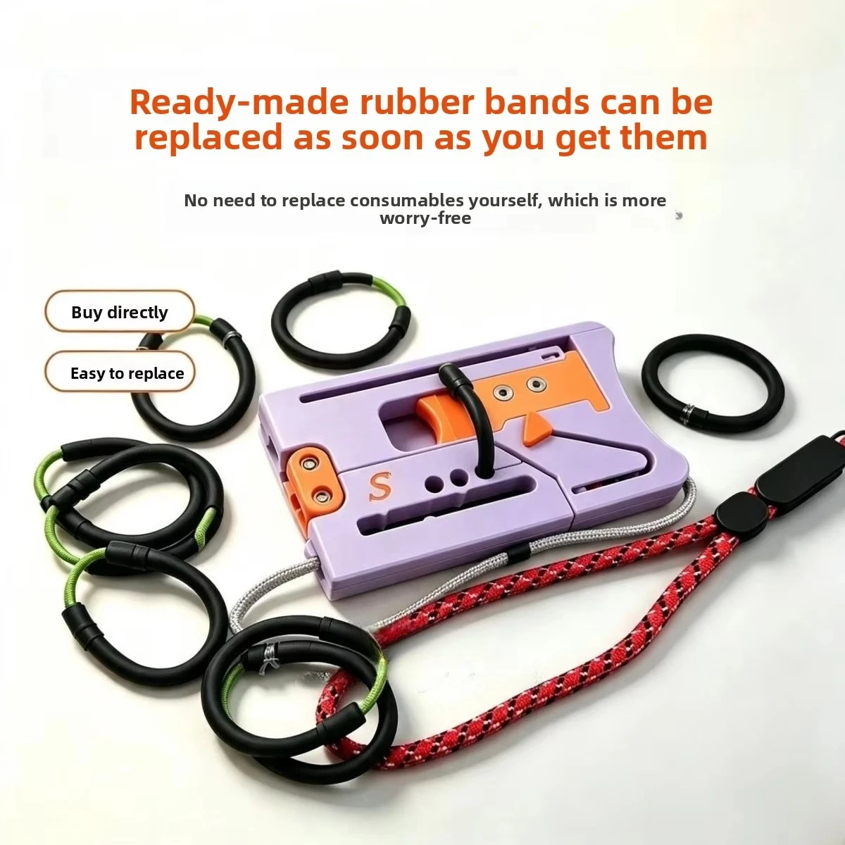 Enhanced Unbound Lightweight Rubber Band Magic Box Folding Card Pocket Toy Life Card