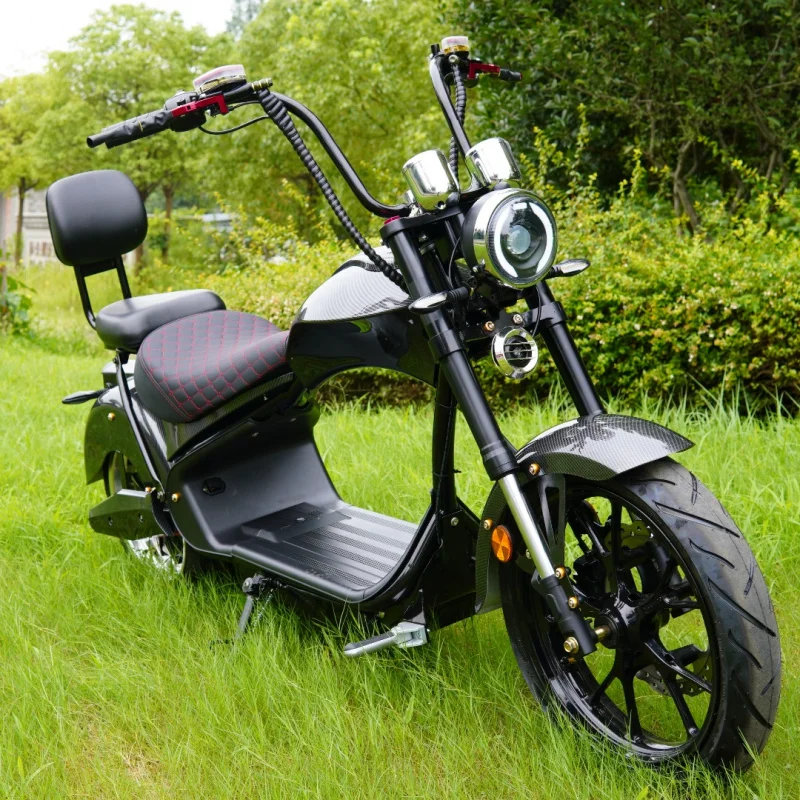 Electric Scooter Vintage Motorcycle 4000W 75km/H Two Seats For Adults Powerful E Chopper EU USA Warehouse