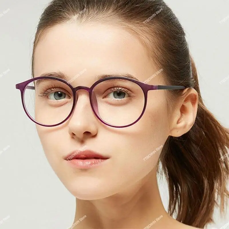 Reading Glasses for Women and Men Round Frame Fashion Portable Anti-Fatigue Glasses for Elderly Range +1.0 To +4.0