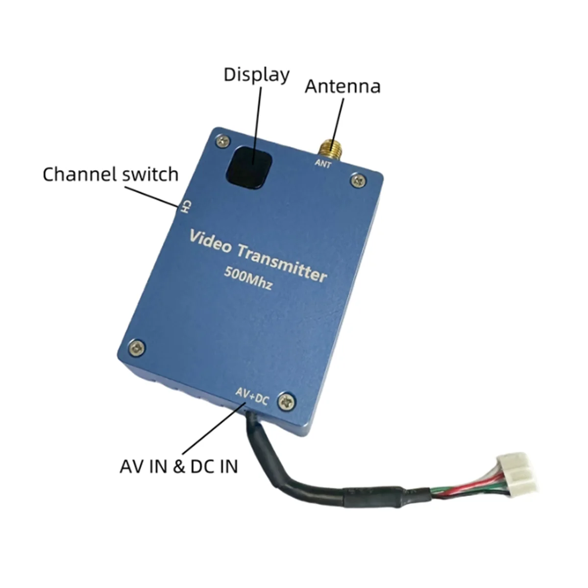 10-20km 500Mhz UAV/FPV Video Transmitter and Receiver Drones Video Link 8 Channels