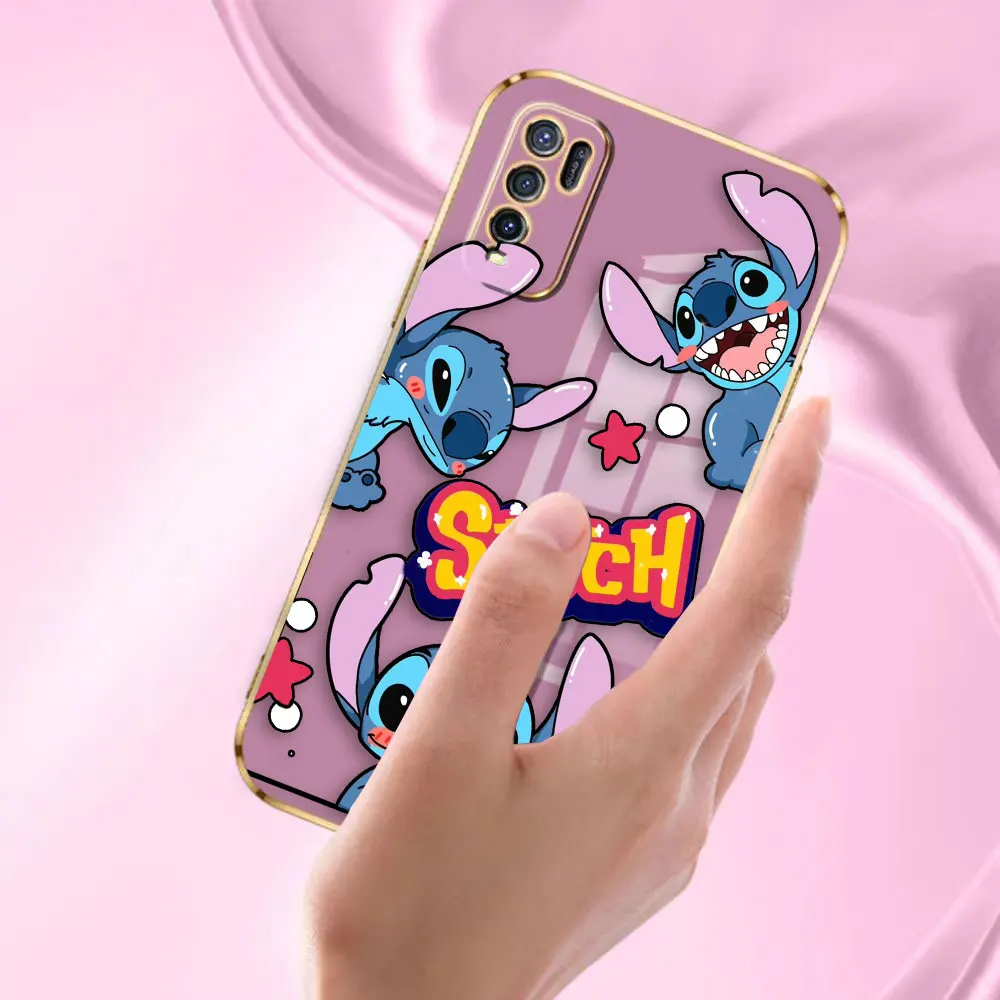 Cartoon Lilo Stitch Cover Smooth E-TPU Phone Case Infinix TECNO POP SPARK 6 7 8 10 20 GO 20C CAMON 17 18 19 20 POVA 2 3 4 5 Case