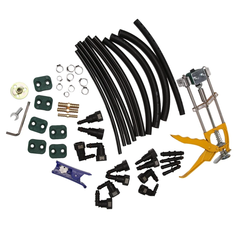 Car Engine Fuel Line Maintain Kit, Automotive Hose Replacement Fast Connection Fuel Quick Connector Install Tool