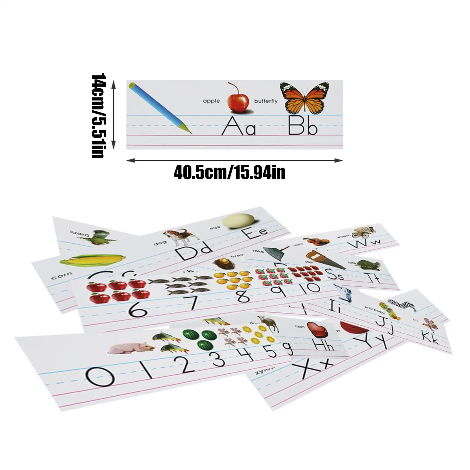

Preschool Alphabet Bulletin Board Sets Preschool Number Letter Cards For Classroom Wall Educational Learning Cards School
