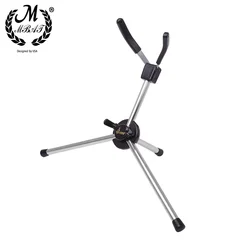 M MBAT Portable Foldable Saxophone Bracket Metal Leg Stand Tripod Holder for Alto Tenor Soprano Sax Woodwind Instrument Parts