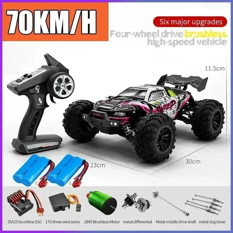 SCY1: 1675 Km/h or 50 Km/h Four-wheel Drive RC Vehicle with LED Remote Control Vehicle High-speed Drift Monster