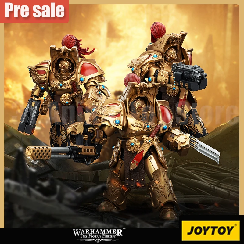 JOYTOY Warhammer 30k 1/18 Action Figure Legio Custodes Aquilon Terminator Squad Aquilon Model Doll Collect Decor Toys Xmas Gifts