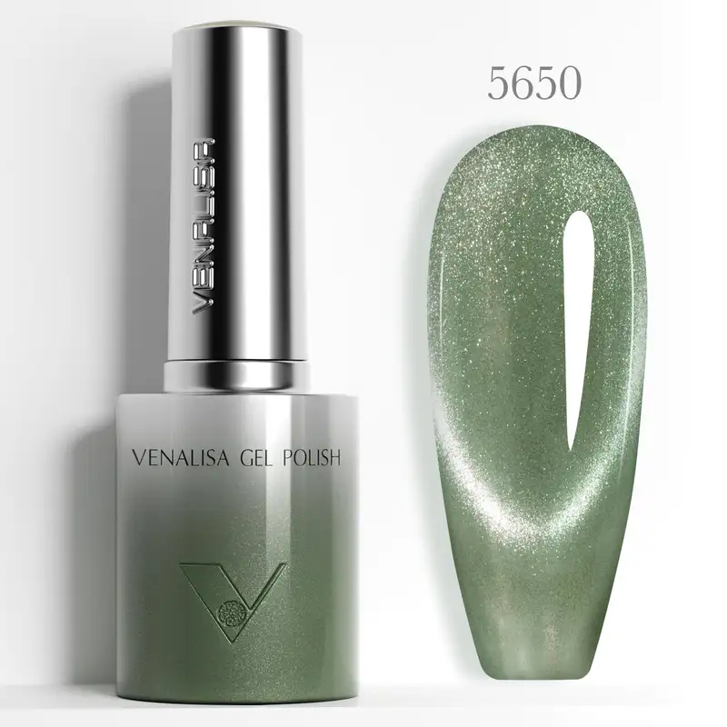 1pc Venalisa 10ml Nail Gel Polish Round Brush HEMA FREE TPO FREE Soak Off Sparkle Cat Eye Gel Lacquer Soft Texture Gel Varnish - Image 18