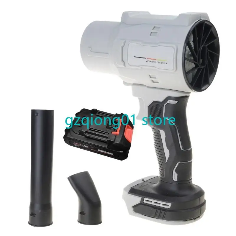 

K3NA 21V Cordless Jet Blower Perfect for Car Wash and Patio Cleaning, High Pressure Air Blower for Leaves and Snow Removal