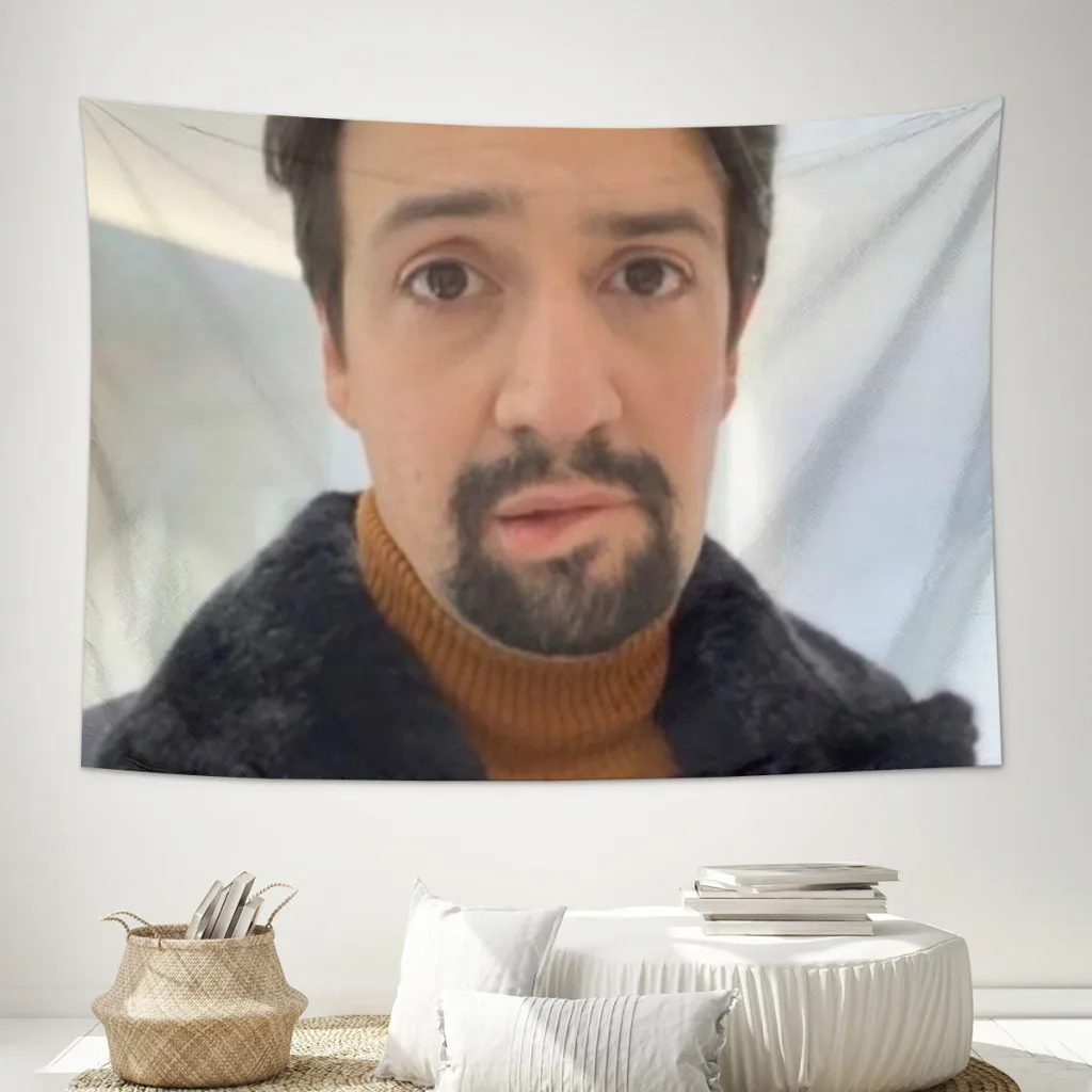 manuel miranda lip bite meme Child Tapestry Home Decorating Room