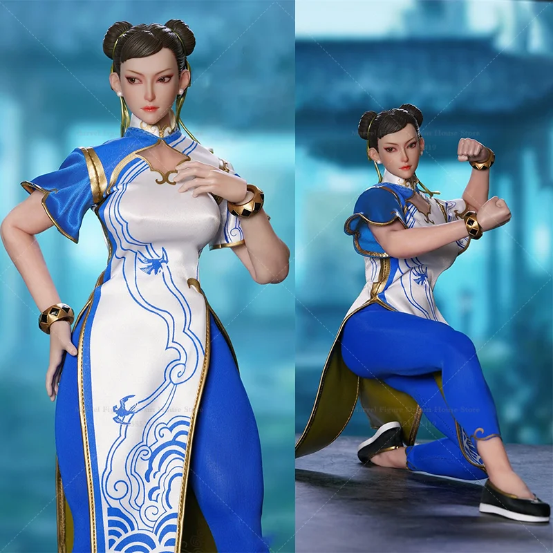 

1/6 Scale Cheongsam Female Fighter 12-inch Full Set Action Figure Soldier In Stock PLAY TOY P026 Height About 30CM Sixth Gen