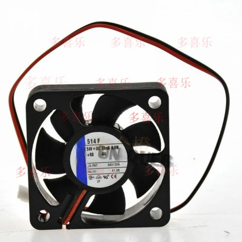 

Охлаждающий вентилятор ZMZM TYP514F для кулера IPC 50*50*15 мм 24 В 2 контакта 0,9 Вт