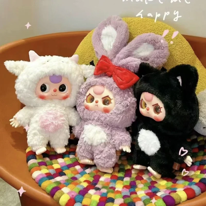 Genuine Baby Three Vinyl Doll Series 400% Plush Mystery Box Trendy Toy Ornament Creative Christmas Presents Cute Doll Gift