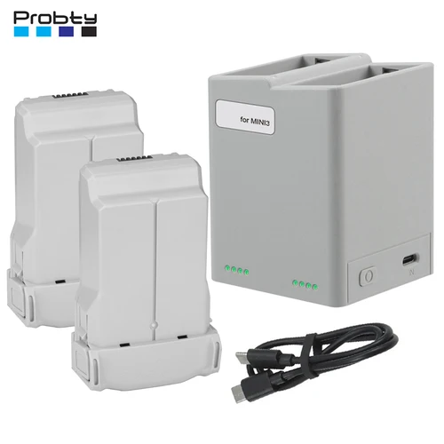 Para DJI Mini 3/Mini 3 Pro batería de vuelo inteligente + accesorios de concentrador de carga bidireccional
