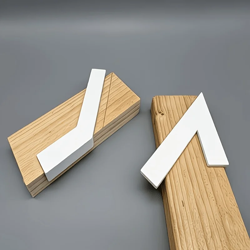 2pcs 45° Angled Stop Angle Rulers Woodworking Marking And Positioning Tools 45-Degree Angled Cutting And Alignment ﻿