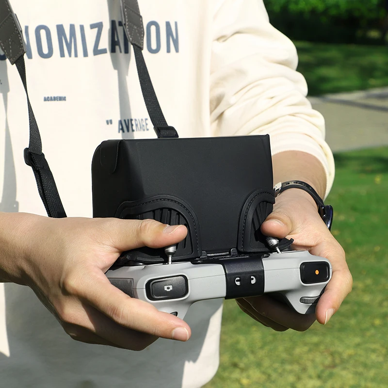 DJI Mini3 برو مع شاشة التحكم عن بعد الشمس الظل هود صغيرة سيليكون ظلة و العالمي الحبل ل DJI RC/RC برو اكسسوارات