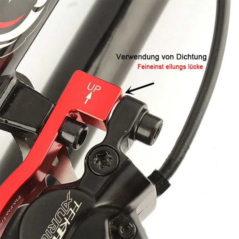 BUCKLOS Fahrrad PM/IST Disc Bremse Adapter Vorne Hinten MTB Bremse Adapter für 180/203mm Rotor Aluminium legierung Bremse Halterung Bike Teil – Detail 15