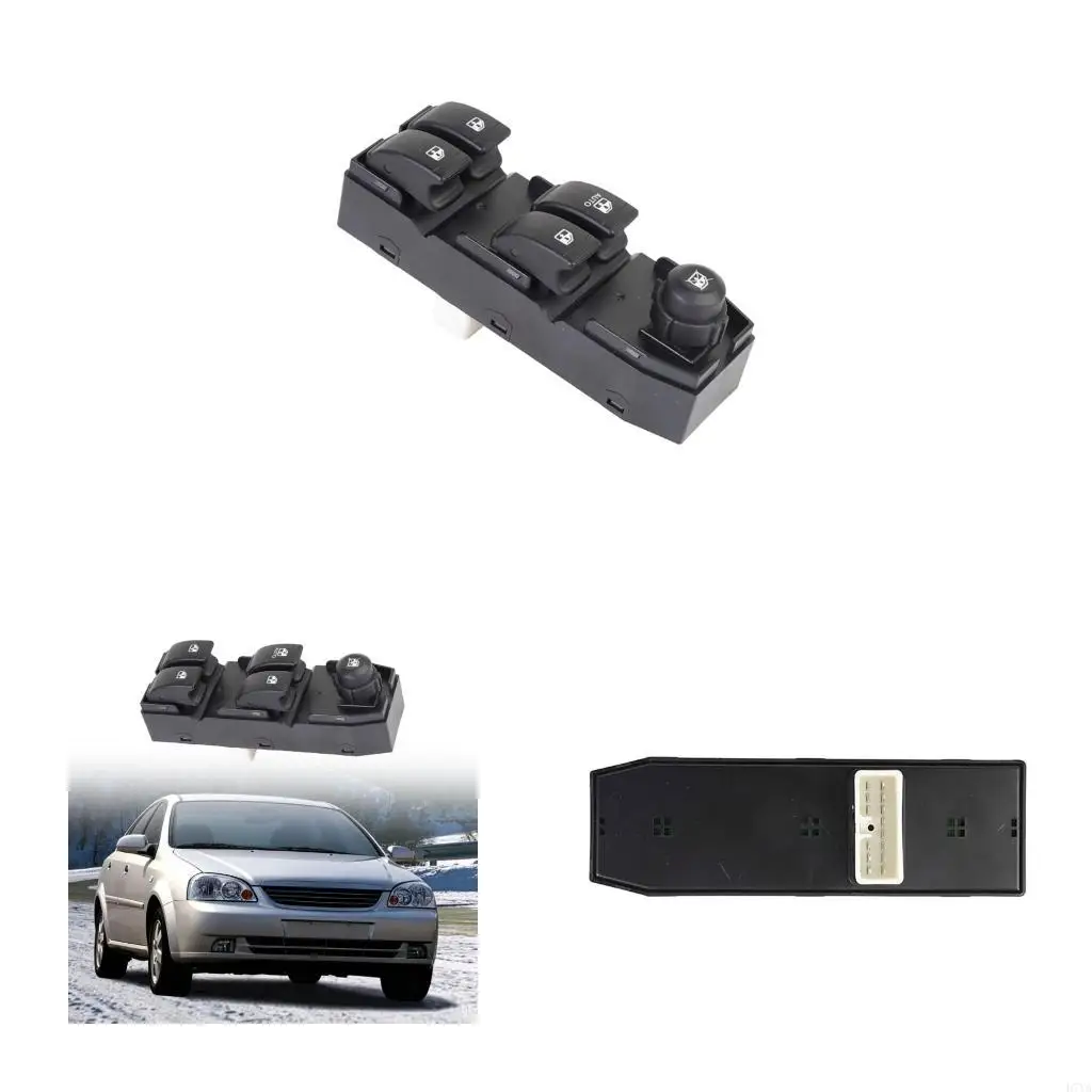 Daily Repair Control Assembly for Vehicle Door Function, 12V Panel with 96552814 Reference and Mirror Knob Layout for Routine