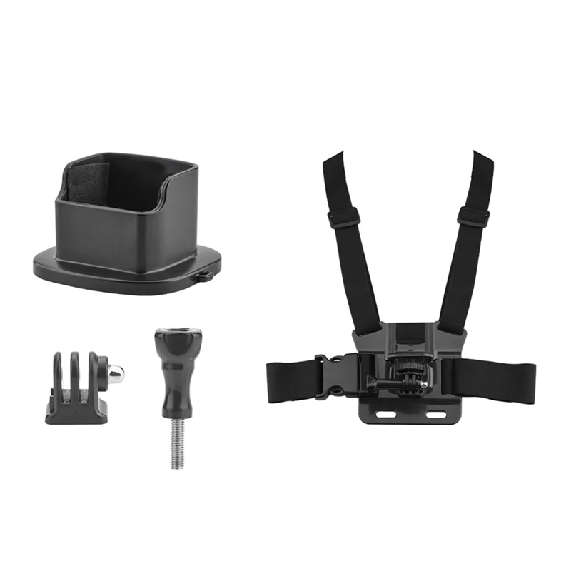 

Durable-Camera Adapter Mount For DJI Osmo Pocket 3,Neck Holder Adjustable Chest Mount Strap Backpack Clip,Style C Durable