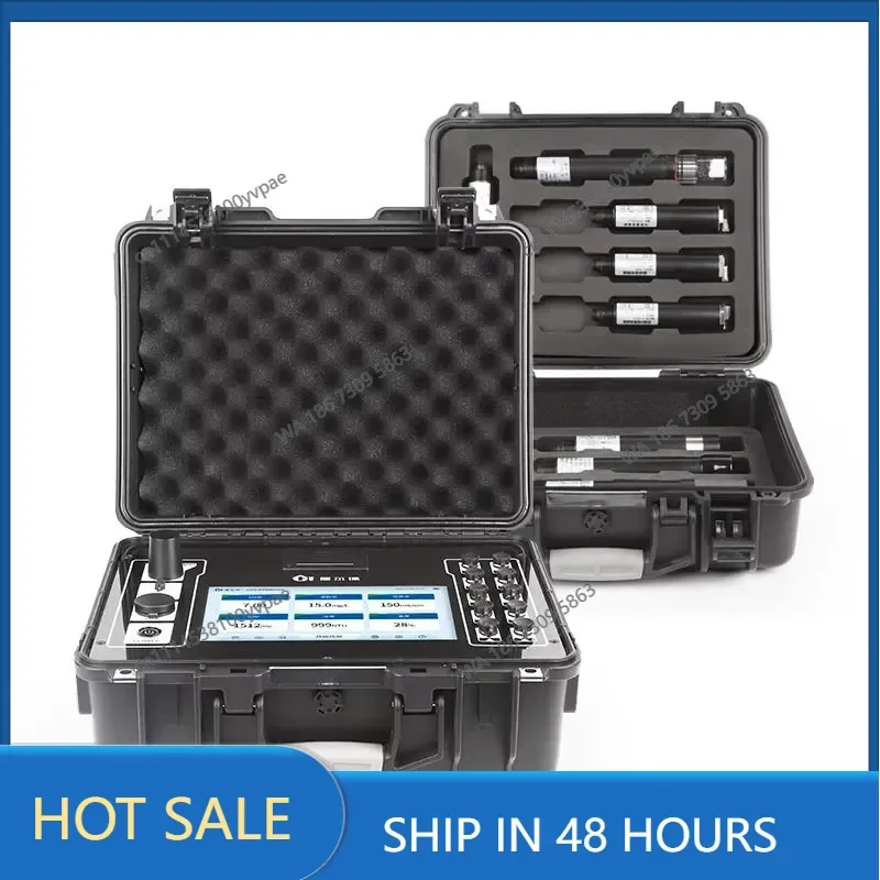 Portable multi-parameter water quality tester electrode method can quickly determine more than a dozen indicators