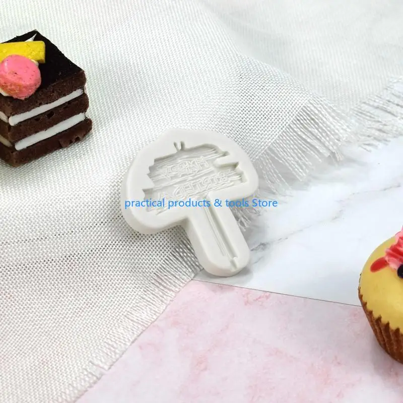 77JB DIY Happy Birthday berbentuk coklat cetakan cokelat dekorasi gadget cetakan fondant