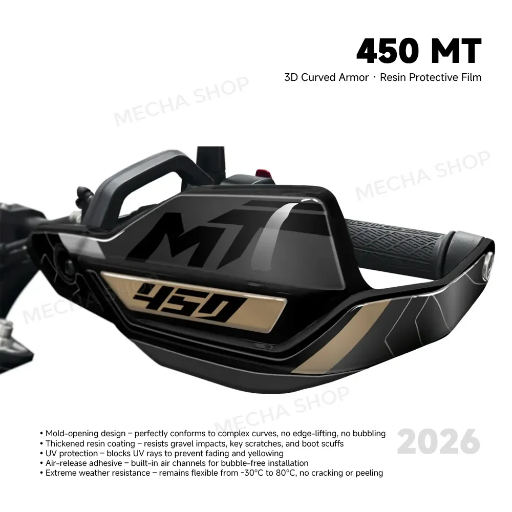 3D Gel Protection Stickers for CFMOTO 450MT 2026 Motorcycle Hand Guard Protection Kit Fairing Stickers