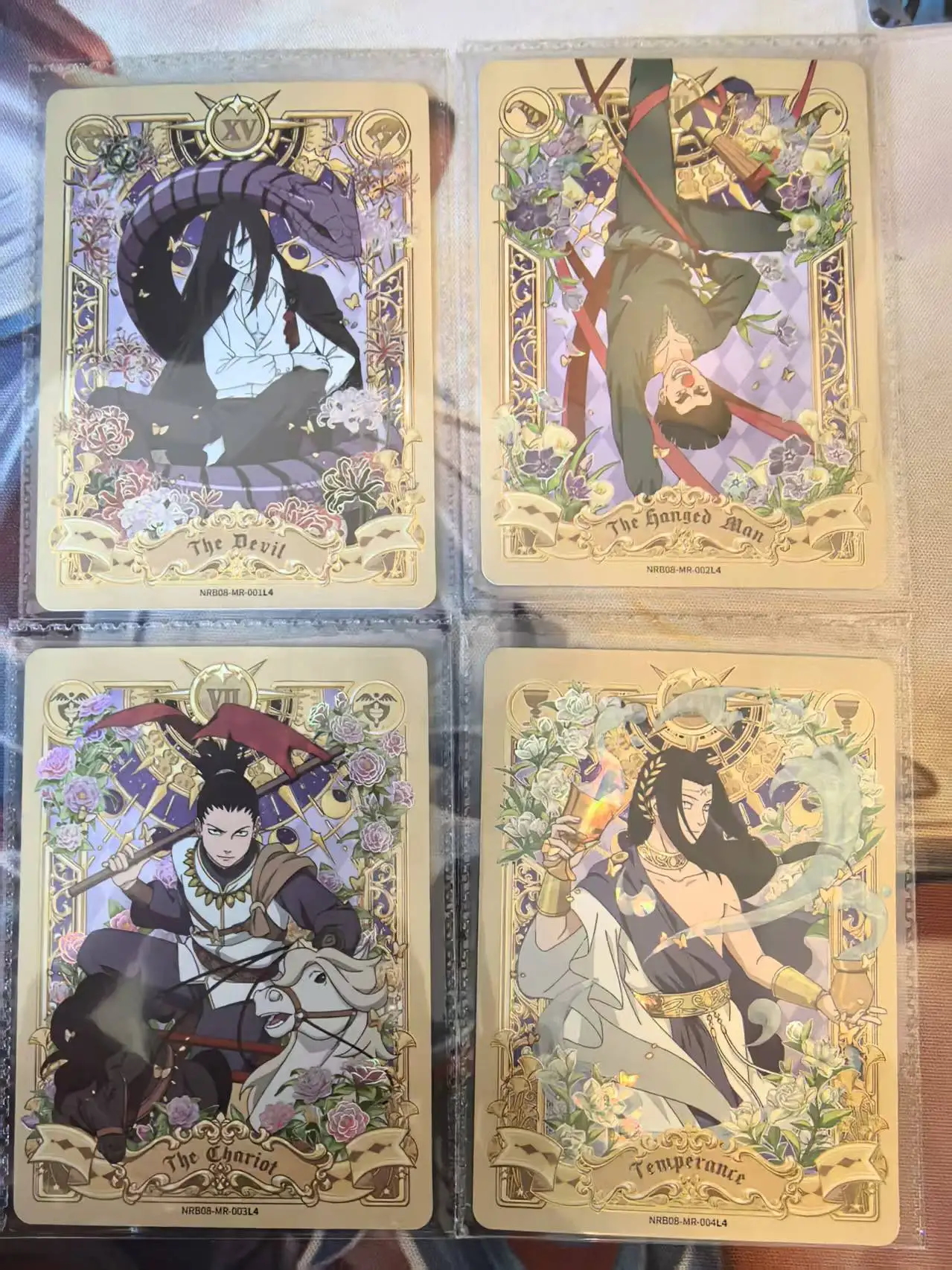 ナルト カード 海外正規品 墨絵 MR 8枚セット kayou ナルト ナルト