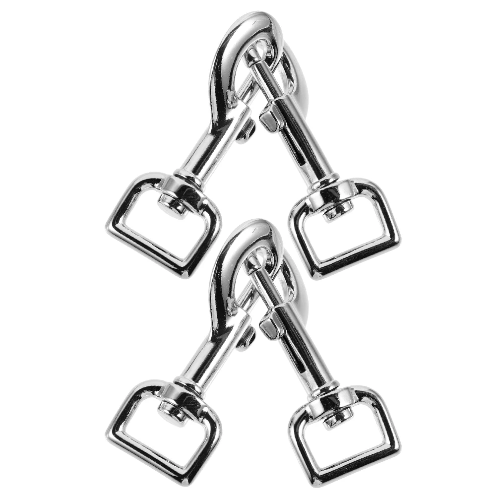 

4 Pcs Pet Leash Buckle Dog Chain Clips Fixing Hooks Safety Clasp Small Zinc Alloy Metal Strap Replacement