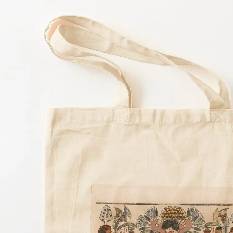 طاولة تقديم مع اثنين من آلهة شجرة حمل حقيبة المرأة حقيبة أكياس قابلة لإعادة الاستخدام حمل حقيبة الرجال قماش حمل الحقائب