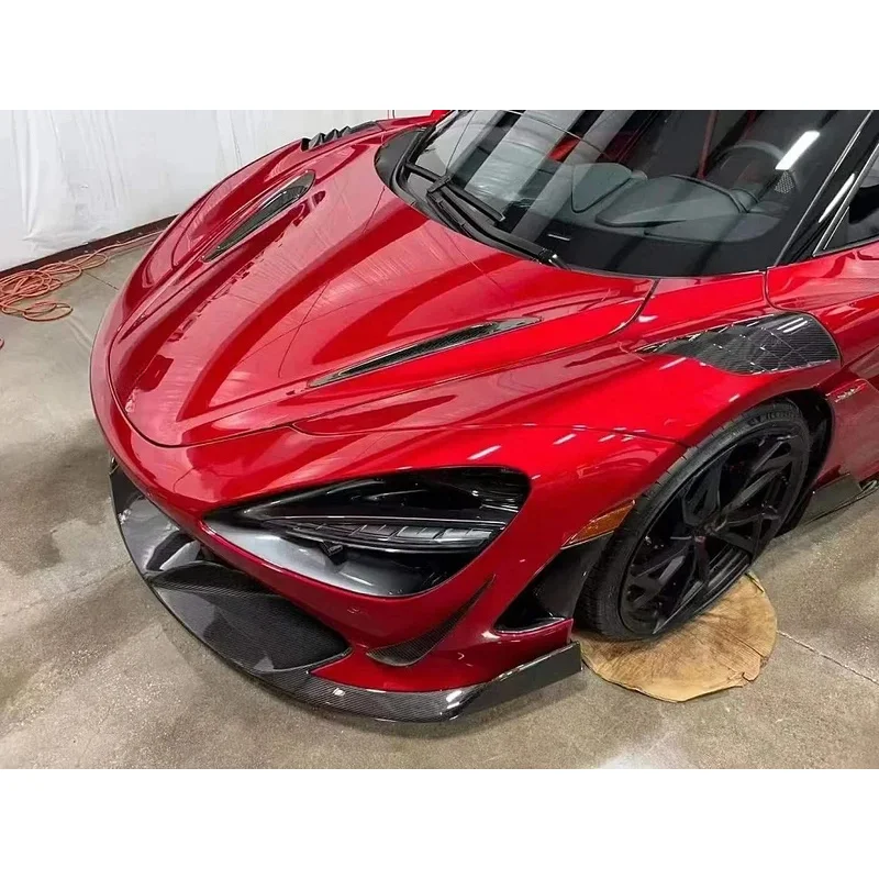 Dry Carbon Fiber Front Rear Diffuser Spoiler Mudguard Body Kit Fit 720S