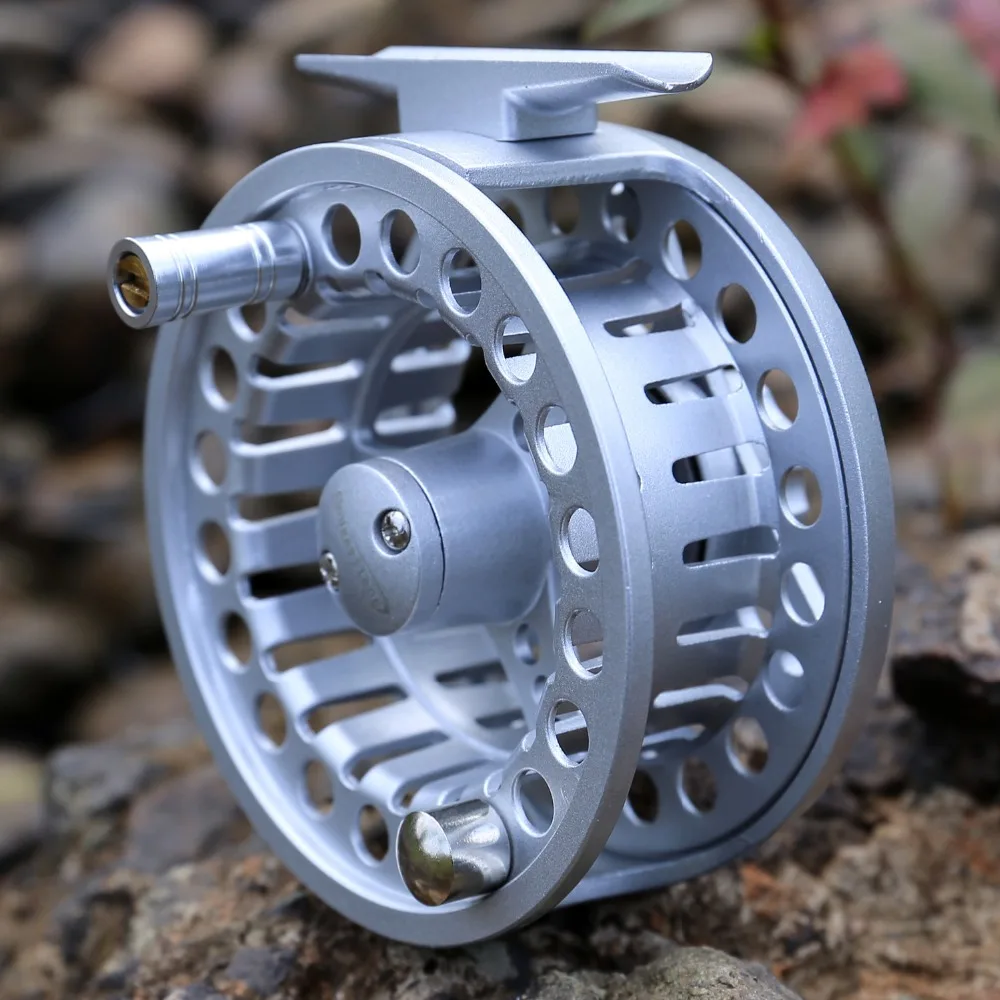 Sougayilang Fly Fishing Reels CNC-machined Large Arbor Fly Reel 2+1BB 1:1 Fly Fishing Tackle Accessories