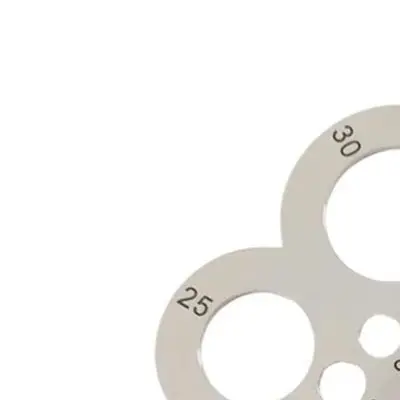 Stainless Steel Leather Cutting Angle Ruler 165mm Template Guide For Handmade DIY Craft Wood Glass Plastic Sewing Tool
