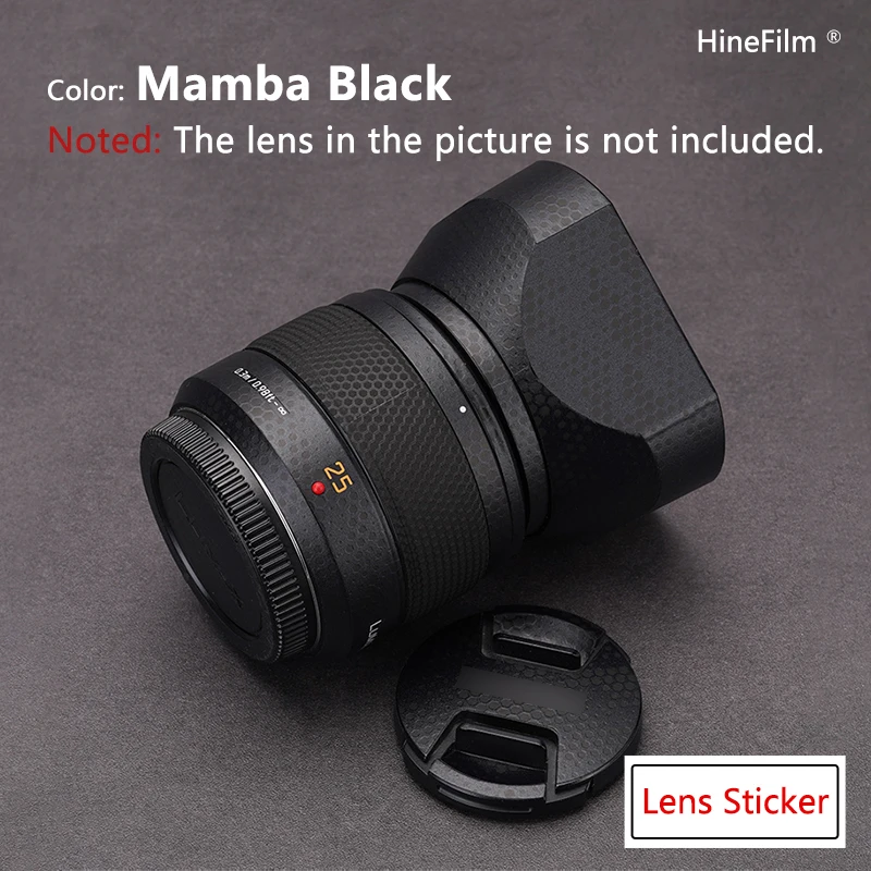 Lumix 25 F1.4 Lens Sticker Skins 25f1.4 Lens Wrap Cover Voor Panasonic Lumix Leica Dg Summilux 25Mm F1.4 Asph Premium Sticker