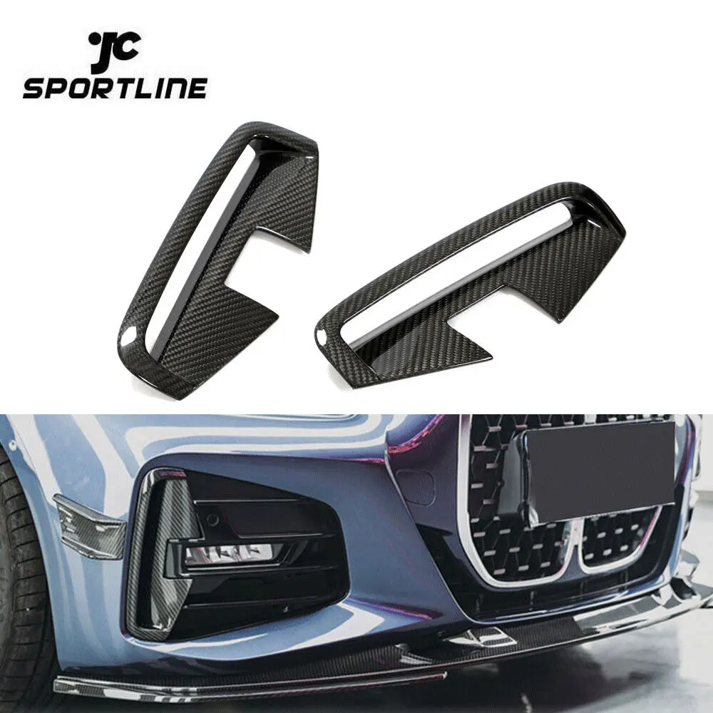 Dry Carbon Fiber G22 Front Air Vents for BMW G22 G23 M440 Coupe 2-Door 2021 2022