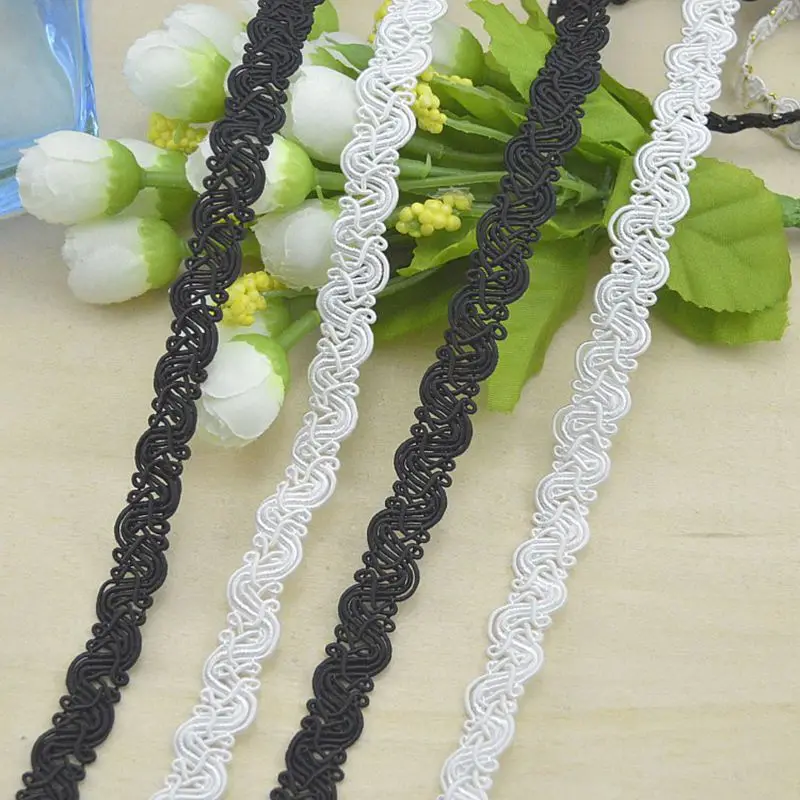 

5 метров/196,85 дюйма, новые аксессуары для одежды в упаковке, кружевные принадлежности для шитья своими руками, вечернее платье, нижнее белье, изысканный головной убор с кружевом S-образной формы