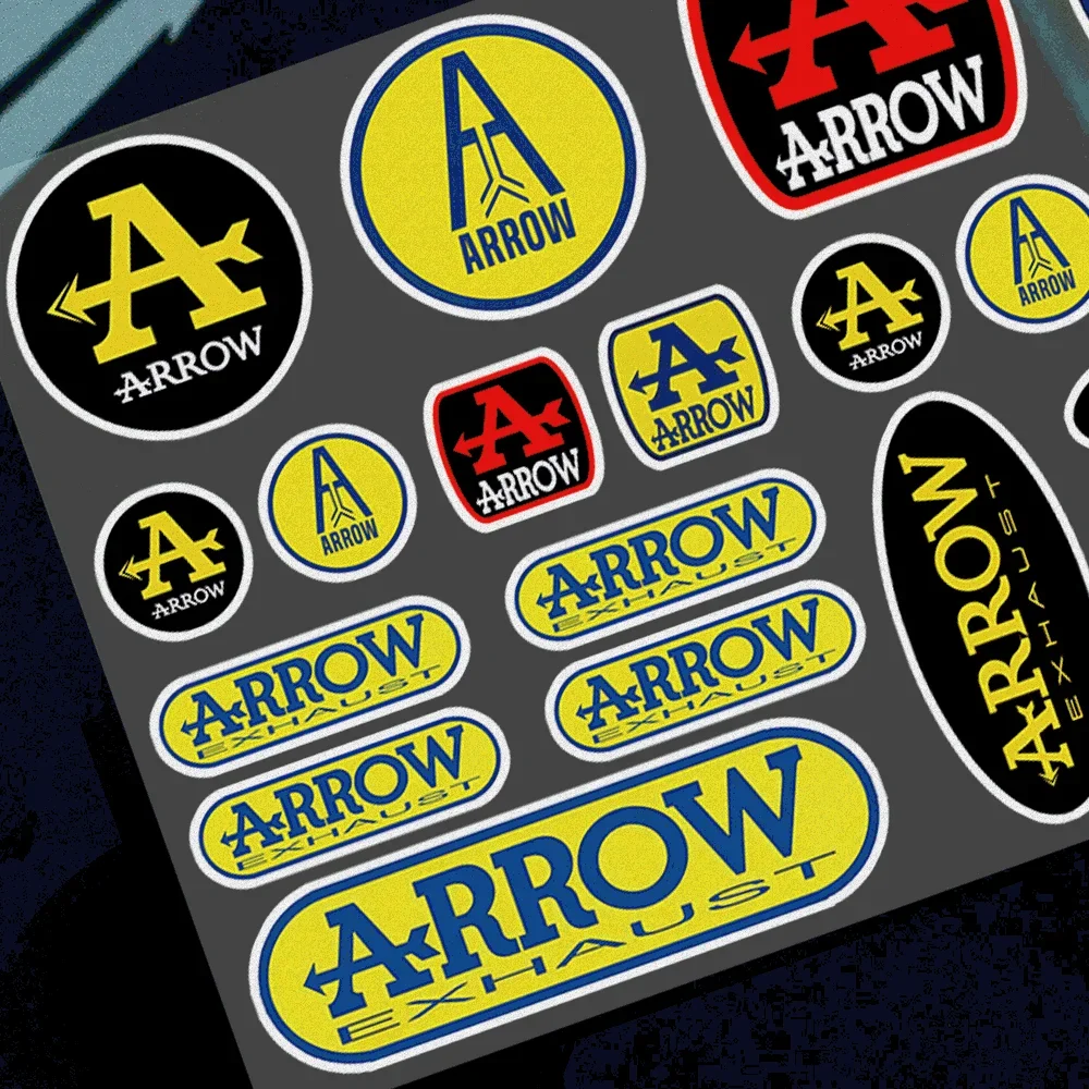 Motorcycle Sticker Waterproof for Helme Tank Car Body Bicycle Universal Vinyl Decal A-ArrowS