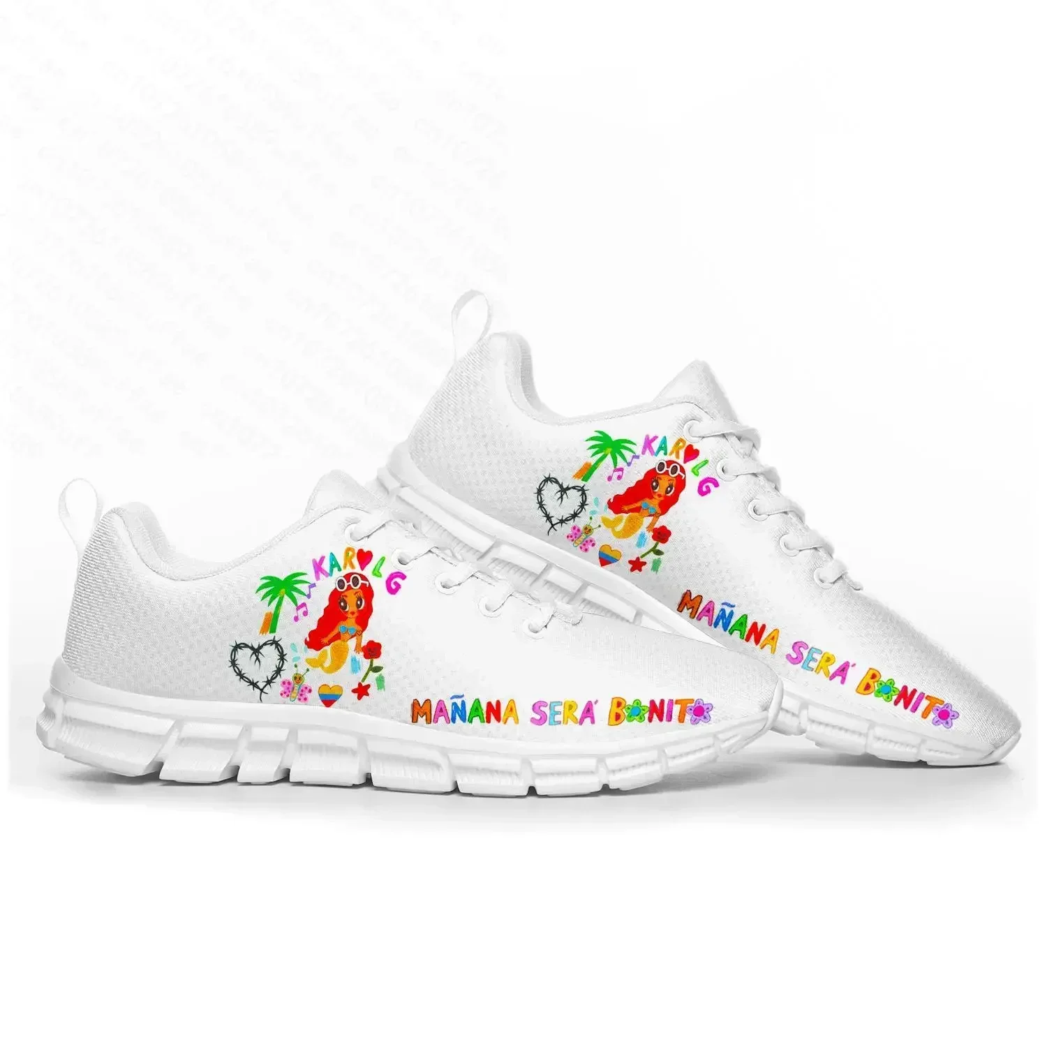 Mañana Será Bonito Karol G Pop Sports Shoes Mens Womens Comfortable Breathable Sneakers Casual Custom High Quality Couple Shoes
